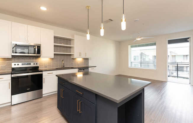 Kitchen with Stainless Steel Appliances