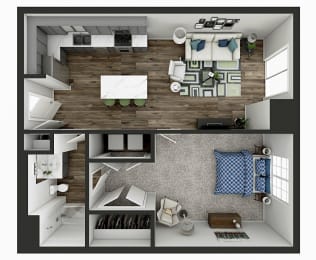1 bed, 1 bath, 765 sqft, $1,839