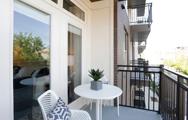 Balcony And Patio at Link Apartments® West End, Greenville, SC