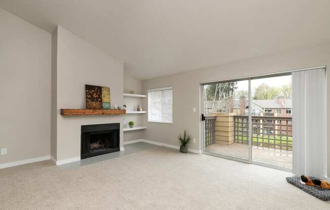 Cozy Living Room at Haven at Charbonneau, Wilsonville, Oregon