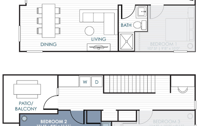 1 bed, 1 bath, 131 sqft, $1,695