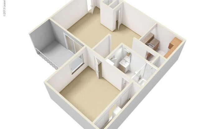 1 bed, 1 bath, 630 sqft, $1,170