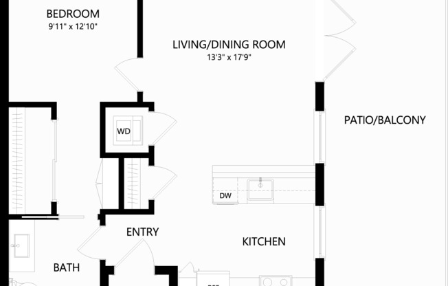 1 bed, 1 bath, 753 sqft, $3,860, Unit 807