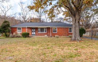 3 Bed/1 Bath brick home with attached 1 Car GARAGE! Available NOW!