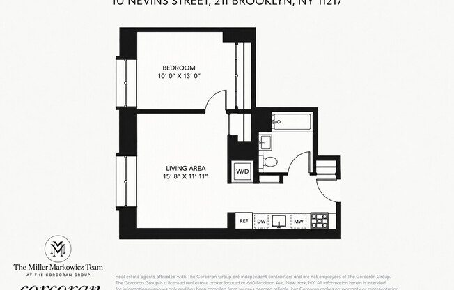 1 bed, 1 bath, 665 sqft, $4,750, Unit 21I