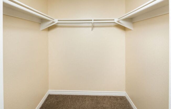 Spacious Closets