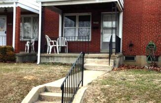 2 Bedroom, 1 Bath Townhouse