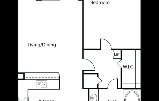 1 bed, 1 bath, 700 sqft, $2,150