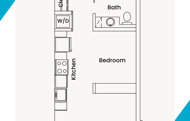 1 bed, 1 bath, 478 sqft, $1,595, Unit 606