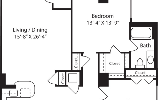 2 beds, 2 baths, 1,183 sqft, $3,444, Unit 1182