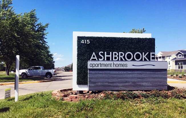 Ashbrooke Apartments Community Entrance Sign