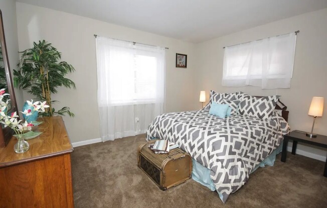 Welcome to The Preserve On Conley Apartments, where comfort meets style. Enjoy spacious bedrooms with natural light, plush carpeting, and modern decor. This is the perfect place to call home. Schedule your visit today!