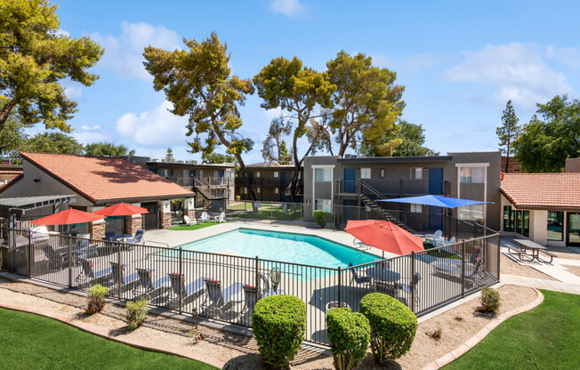 community pool at Villages at Metro Center