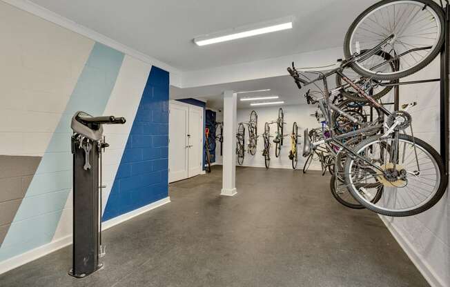 indoor bike storage