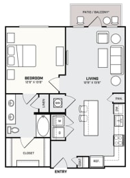 1 bed, 1 bath, 775 sqft, $1,889