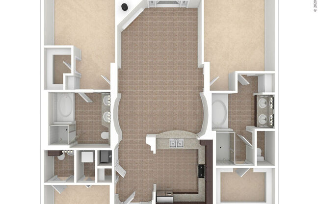 2 beds, 2.5 baths, 1,707 sqft, $4,576