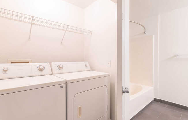 In-home Washer and Dryer