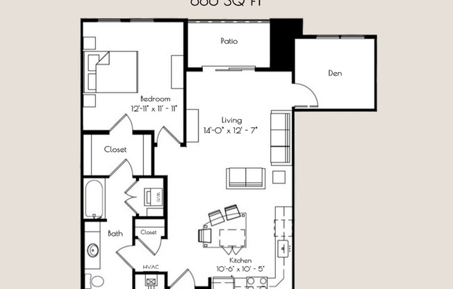 2 beds, 1 bath, 886 sqft, $2,050, Unit 8310 Globe Drive - 213