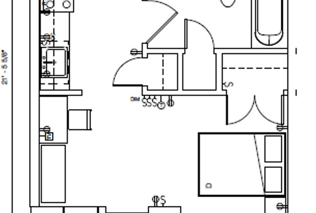 Studio, 1 bath, 384 sqft, $1,150, Unit 313