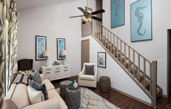 Spacious townhome with vaulted ceilings at Creekfront at Deerwood, Jacksonville, FL