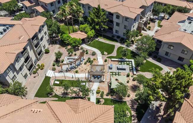 San Portella, Tempe, AZ, Aerial View