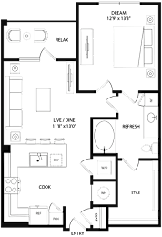 1 bed, 1 bath, 723 sqft, $1,241