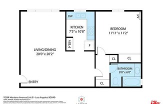 1 bed, 1 bath, 649 sqft, $2,395, Unit 8