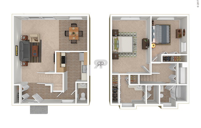 2 beds, 1.5 baths, 1,280 sqft, $1,975