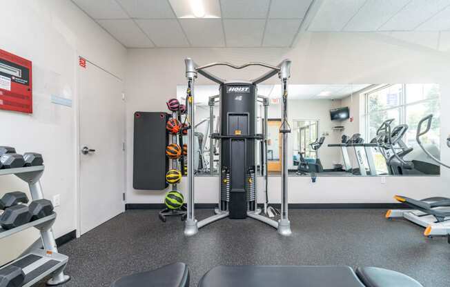One Mansfield Ave fitness room