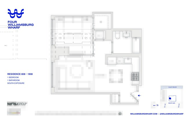 1 bed, 1 bath, $4,671, Unit 808