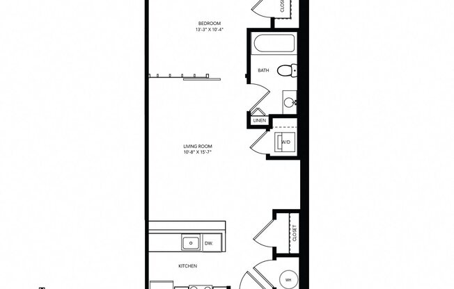 1 bed, 1 bath, 789 sqft, $1,207