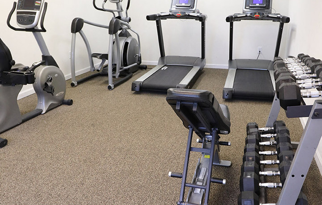 On- site fitness center for apartments in Stroudsburg