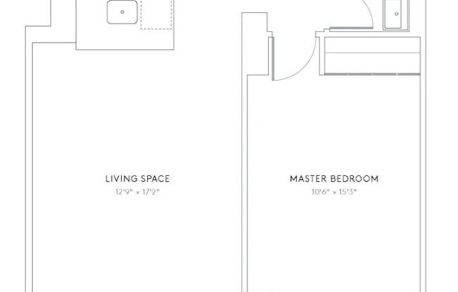 1 bed, 1 bath, 600 sqft, $4,399, Unit 21H