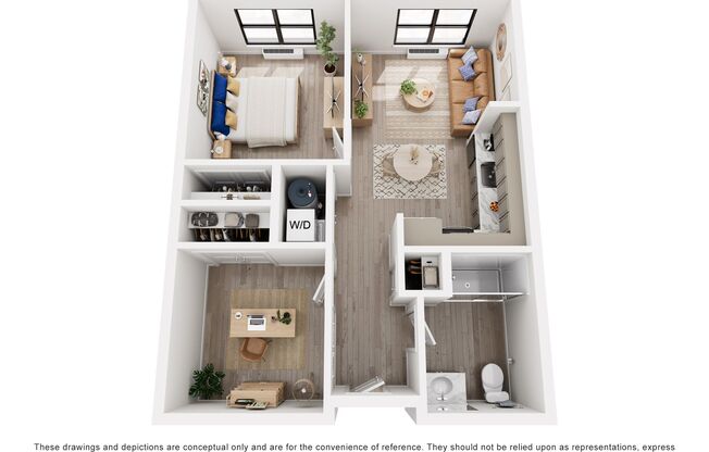 1 bed, 1 bath, 683 sqft, $2,550, Unit 304A