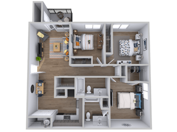 3 beds, 2 baths, 1,075 sqft, $1,624