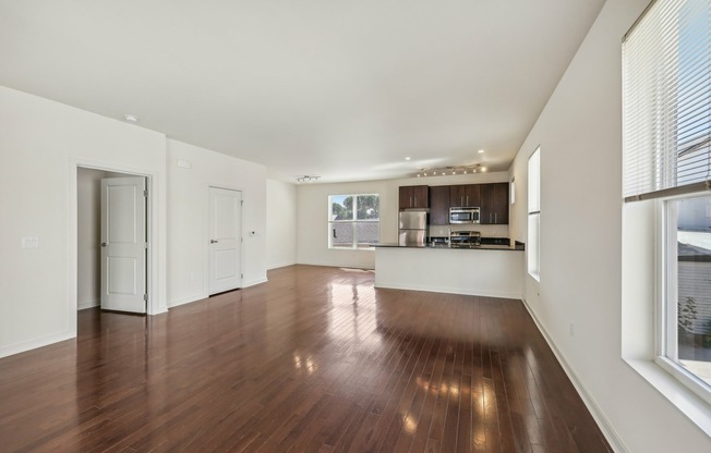 Kitchen + Living Area