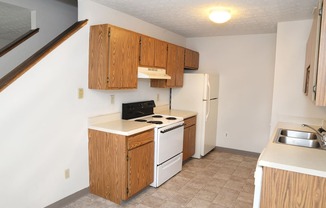in unit kitchen