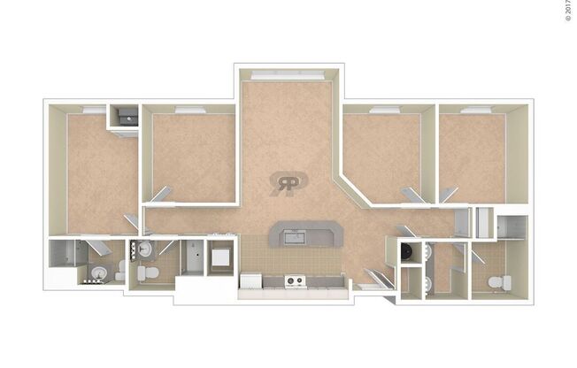 4 beds, 3 baths, 1,210 sqft, $1,537