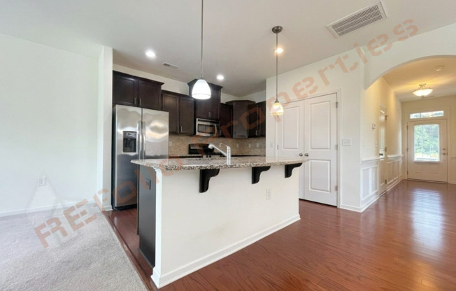 Beautiful 2-Story End-Unit Townhome with 3 Bedrooms, 1-Car Garage & Community Pool in 55 James at Midtown, Apex – Available Now!