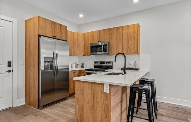 Brand-New, Modern, Pet-Friendly, Elevator Building  - 1-Bed Apartment w/ Laundry In-Unit