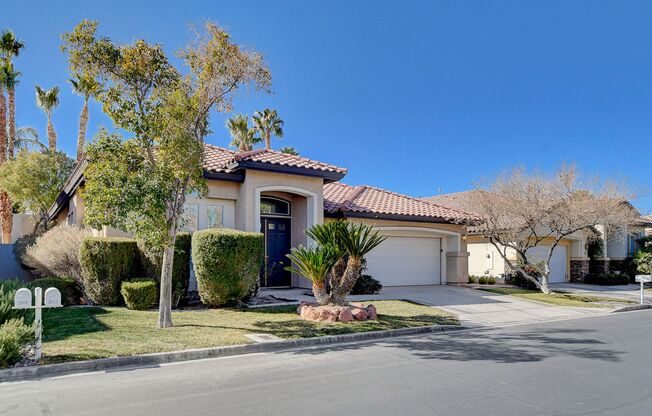 Single Story Pool Home in Gated Community