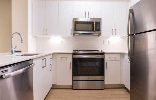 Kitchen with Stainless Steel Appliances