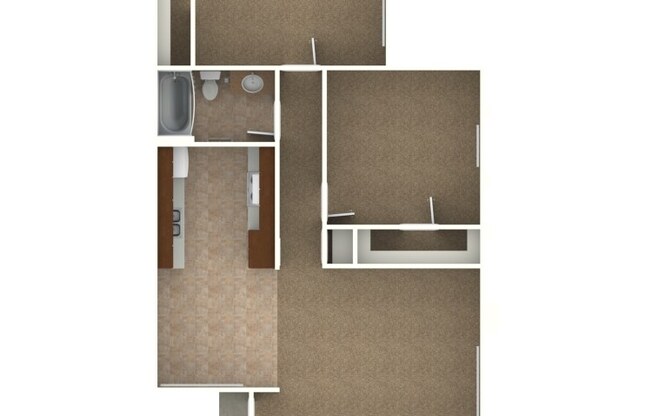 2 beds, 1 bath, 900 sqft, $2,580