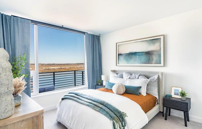 Bedrooms with water views, soft natural light, and comfortable space to unwind.