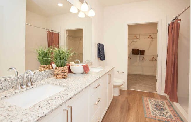 Bathroom with Double Vanity