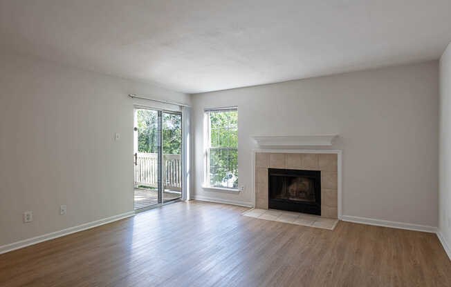 Living Room with Hard Surface Flooring