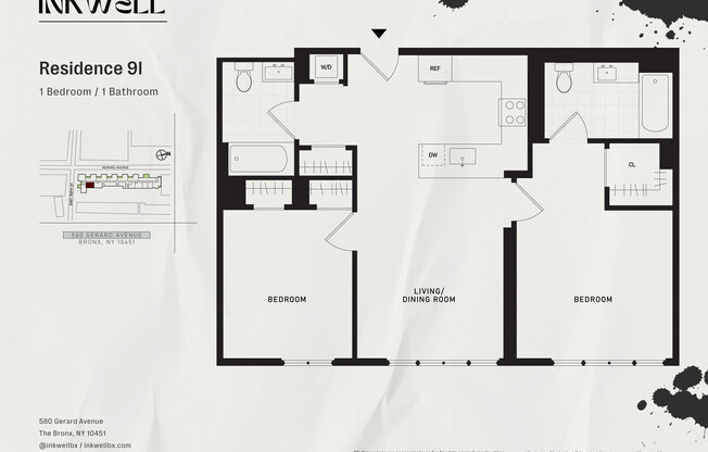 2 beds, 2 baths, $3,895, Unit 9I