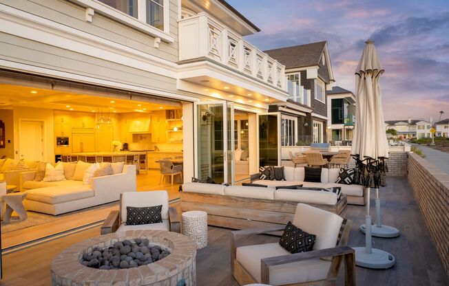 Exquisite Beachfront Luxury on Balboa Peninsula Double Lot