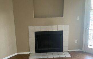 1 bedroom 1 bath with fireplace and a view