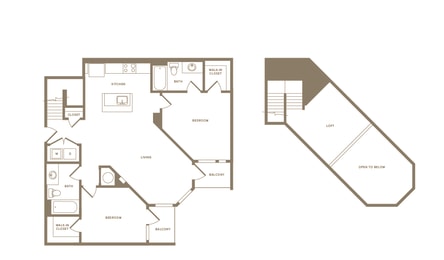 2 beds, 2 baths, 1,316 sqft, $2,660